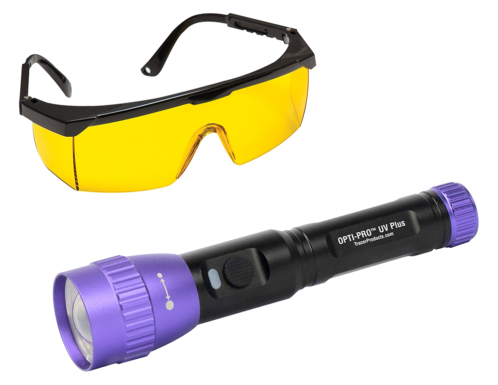 164 TPOPUVP Opti Pro UV Plus Violet LED Leak Detection Flashlight