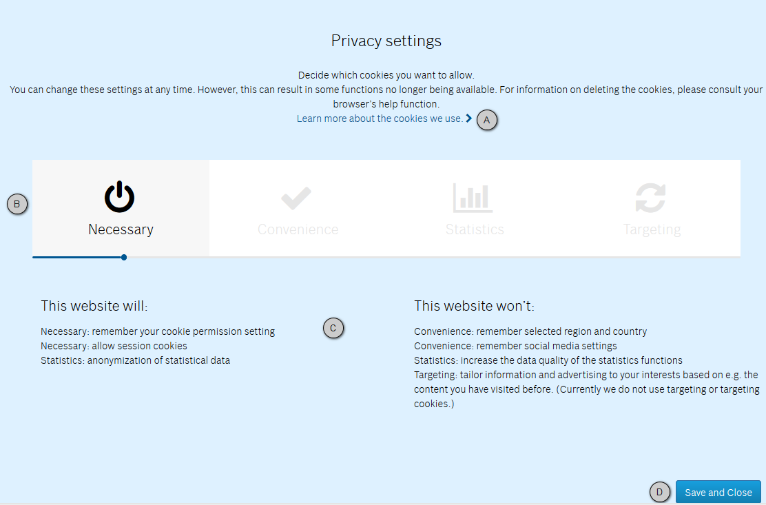 Privacy Settings