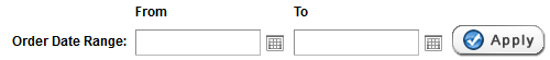 Order History - Date Range