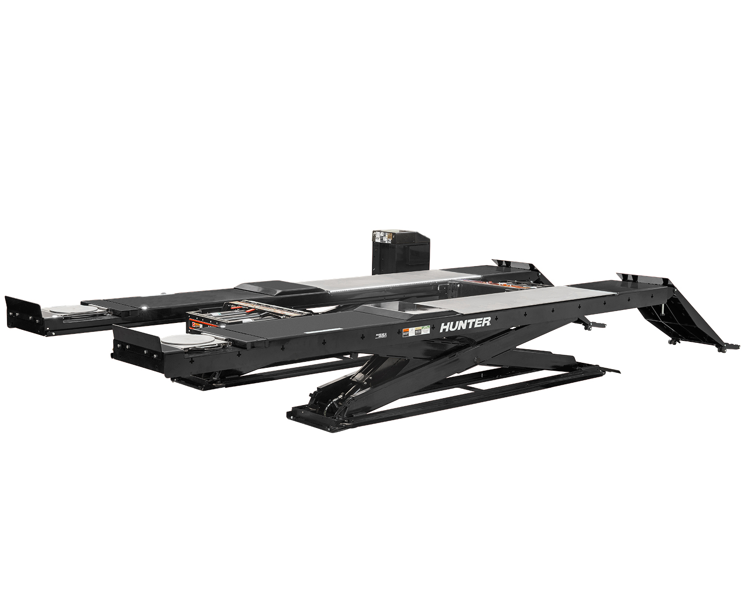 006RX14KLPSPRB Black, Harsh Duty Scissor Lift, surface mount, FIA (Standard wireless