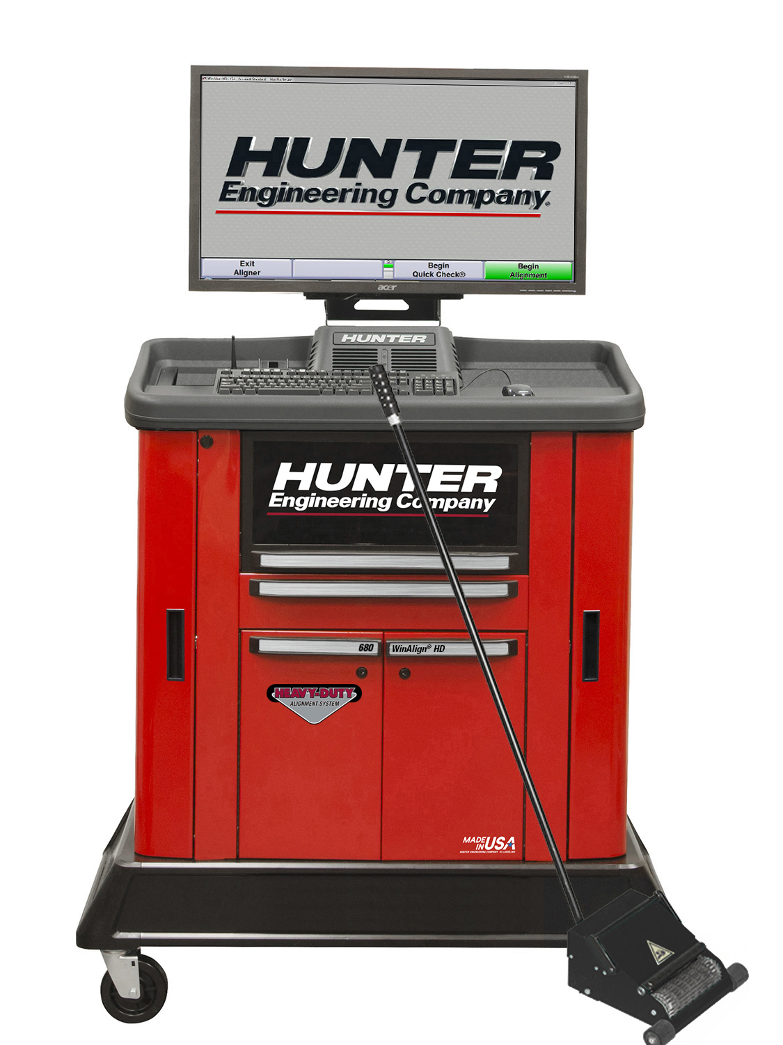 006 wt685dre hd aligner w new premium large cabinet and 32 lcd display