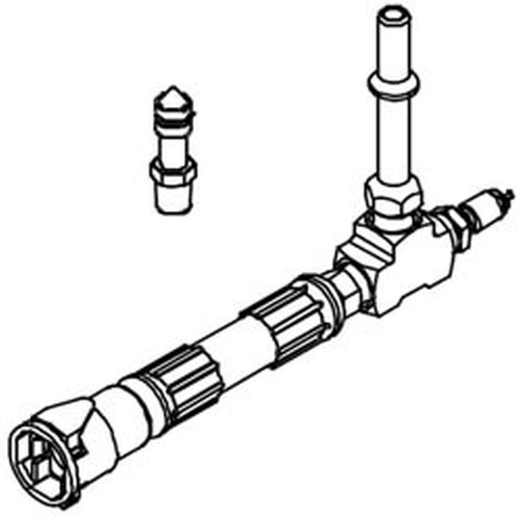 310D252 Adapter, Fuel Pressure T, 3/8 in.