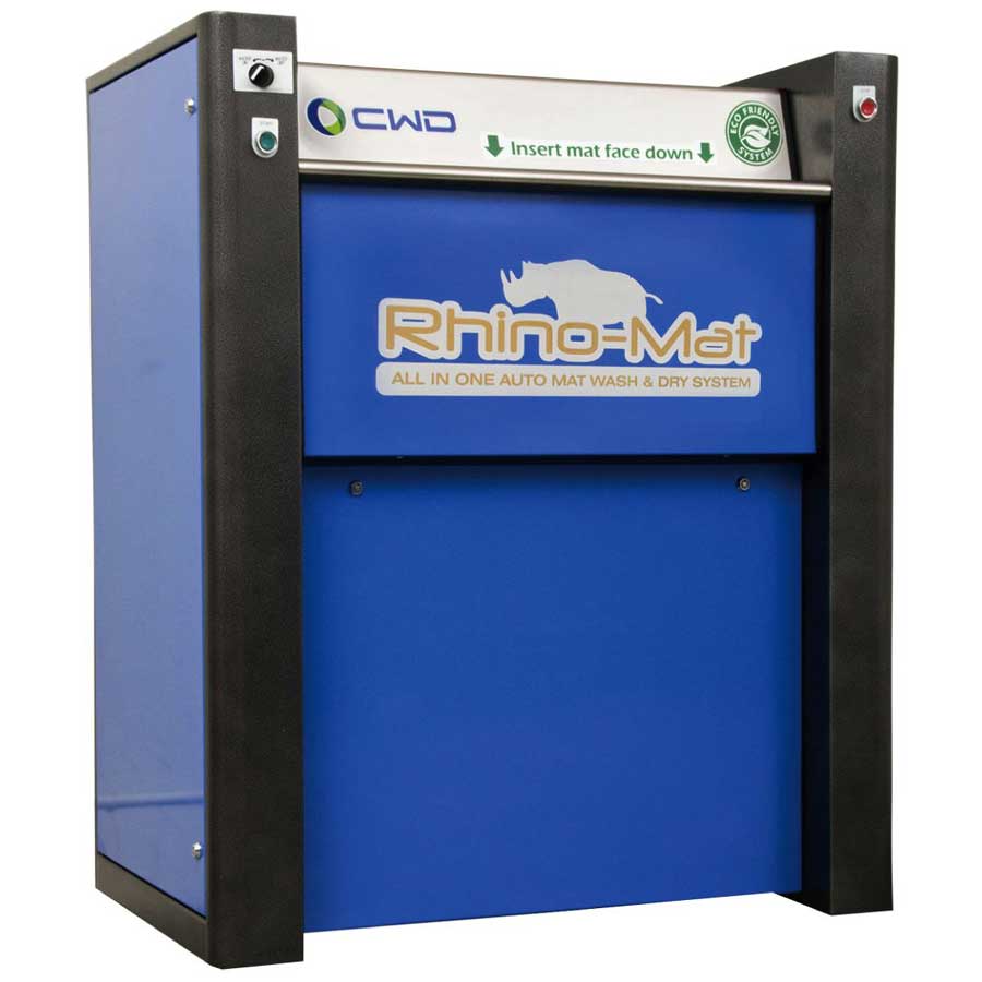 384RHMSS RhinoMat All In One Auto Mat Wash & Dry System, Stainless