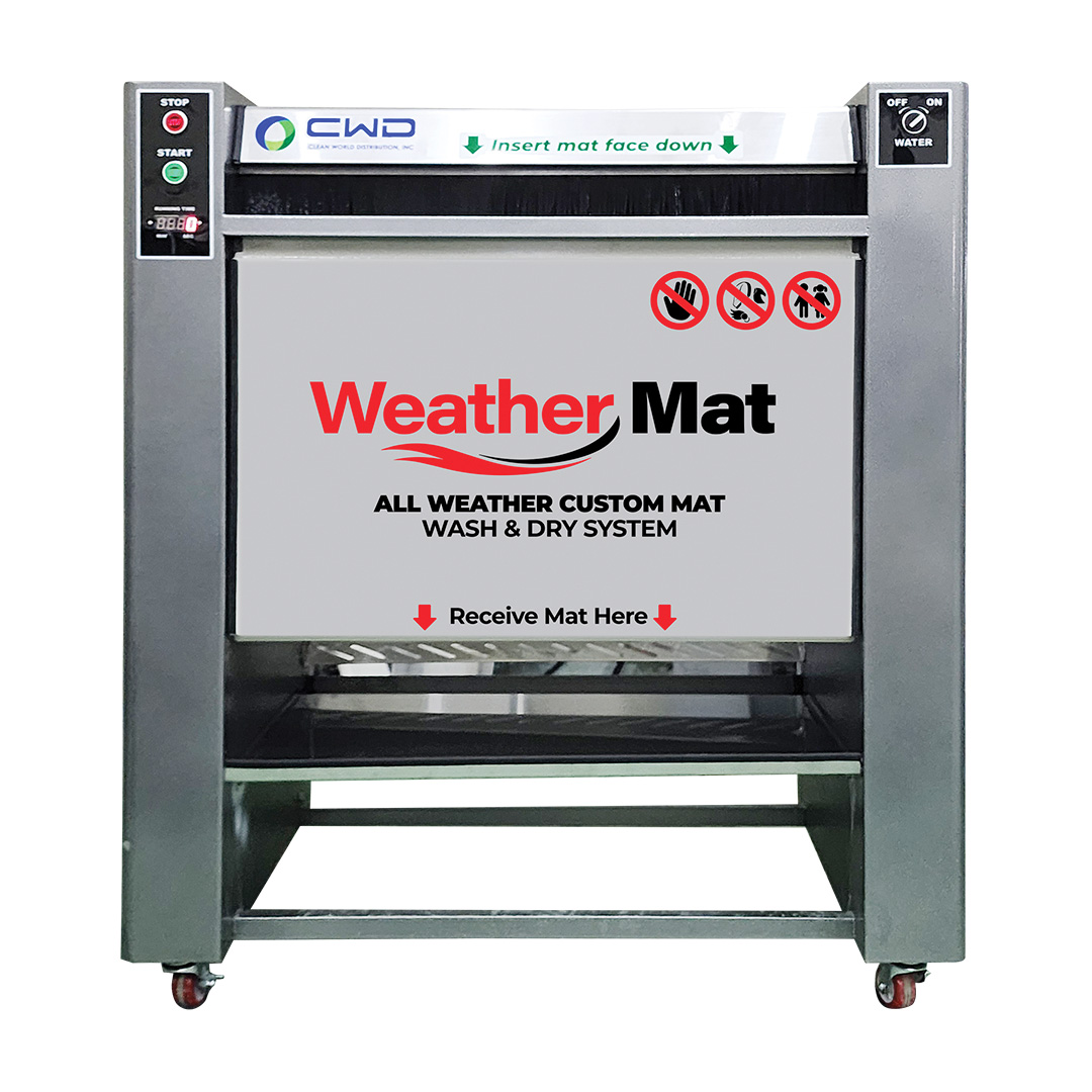 384WRMSS WeatherMat / molded and grooved mat cleaner