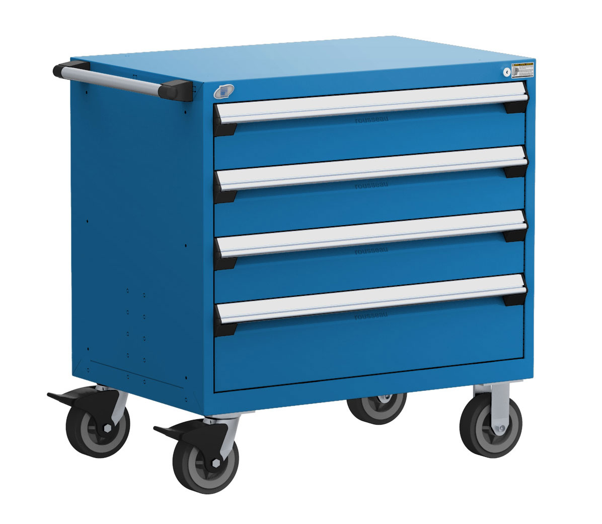 399R5BEE3019 Rousseau® Mobile Toolbox, 4 Drawers, 36"W x 24"D x 37"H