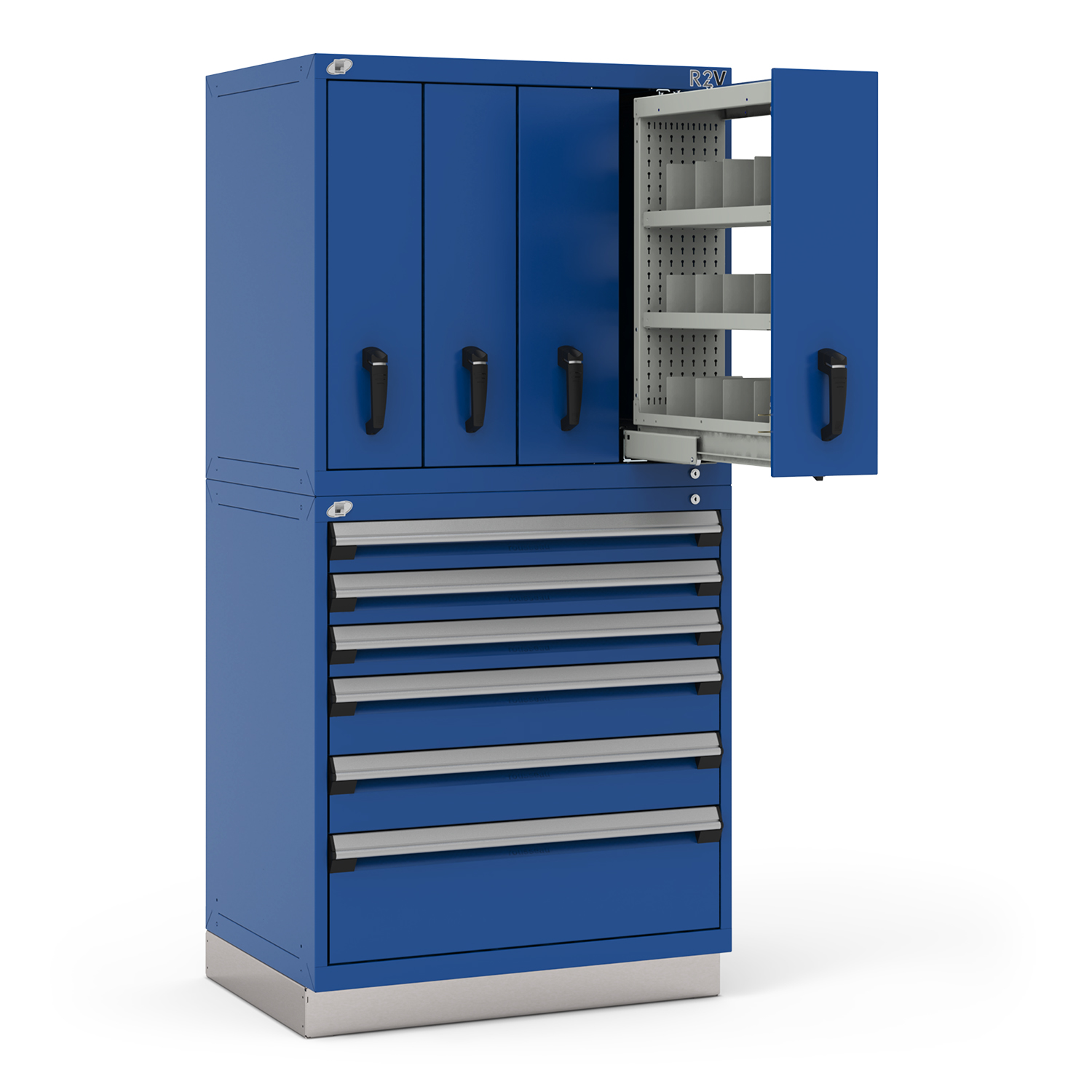 399RLXEG76S003NS Rousseau® Toolbox with R2V Vertical Drawers and
