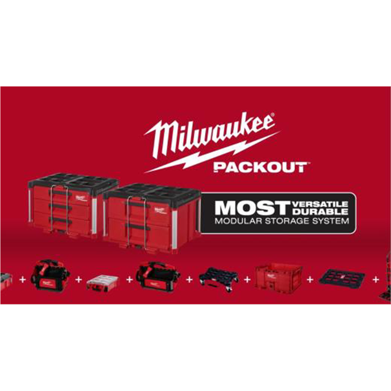 MLW48-22-8443 - Milwaukee Tool PACKOUT 3-Drawer Tool Box