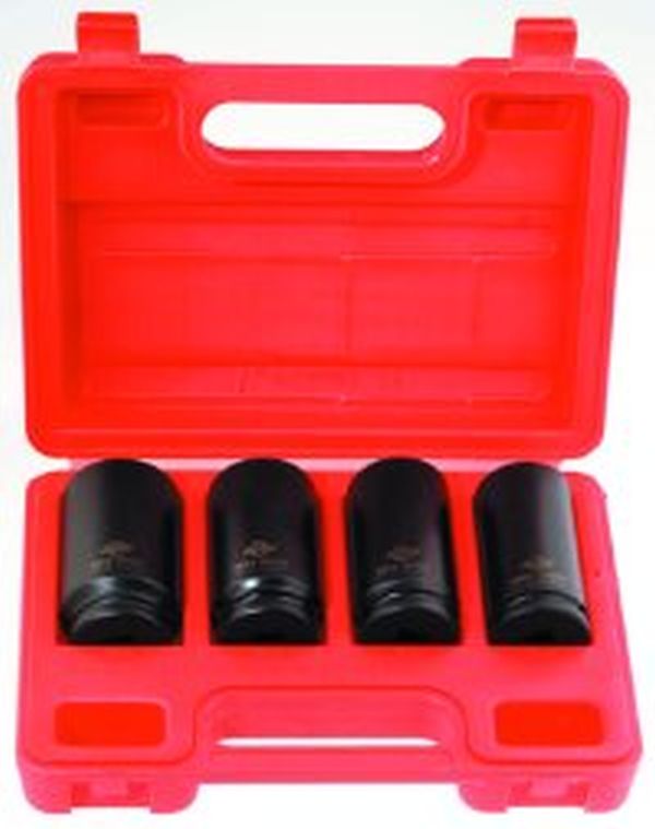 SUN2838 Spindle Nut Socket Set, 4 Pc., 41276 In Drive Deep Sunex Tools