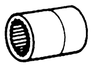 09616-00011 - STEERING WORM BEARING ADJUSTING SOCKET